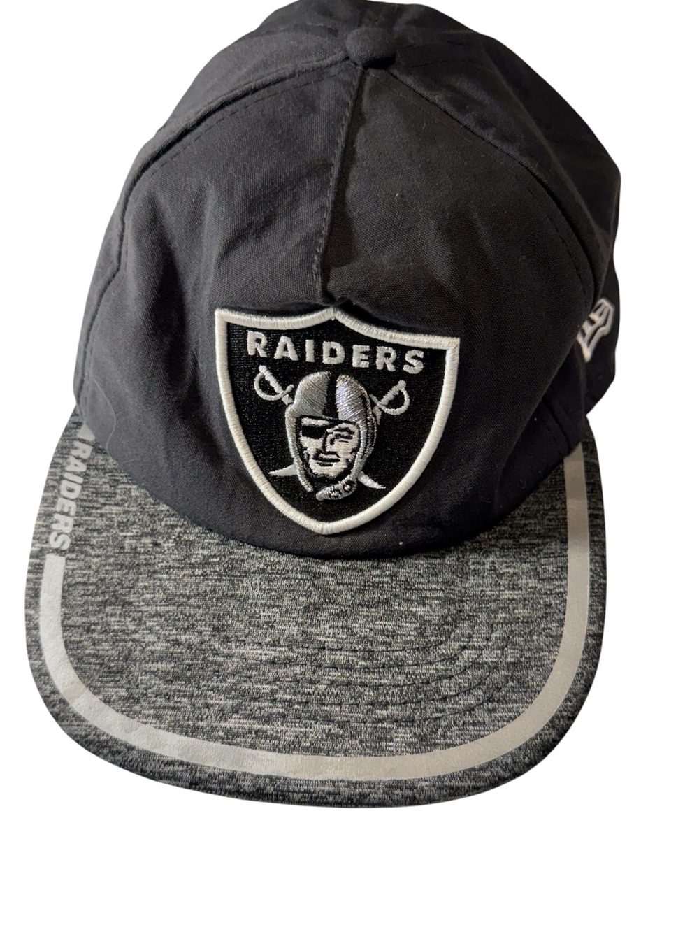 Las Vegas Oakland Raiders NFL Black & Gray Logo Cap OS Baseball Hat Unisex